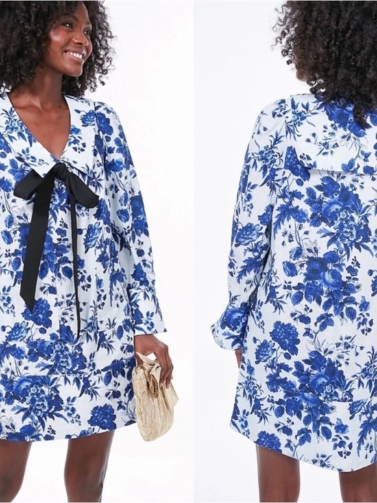 Tuckernuck Dresses & Skirts - Tuckernuck blue floral print dress